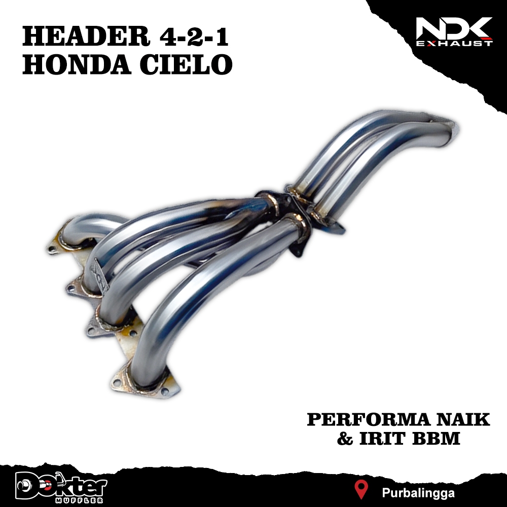 HEADER MOBIL RACING HONDA CIELO KNALPOT BAGIAN HEADER NDK EXHAUST