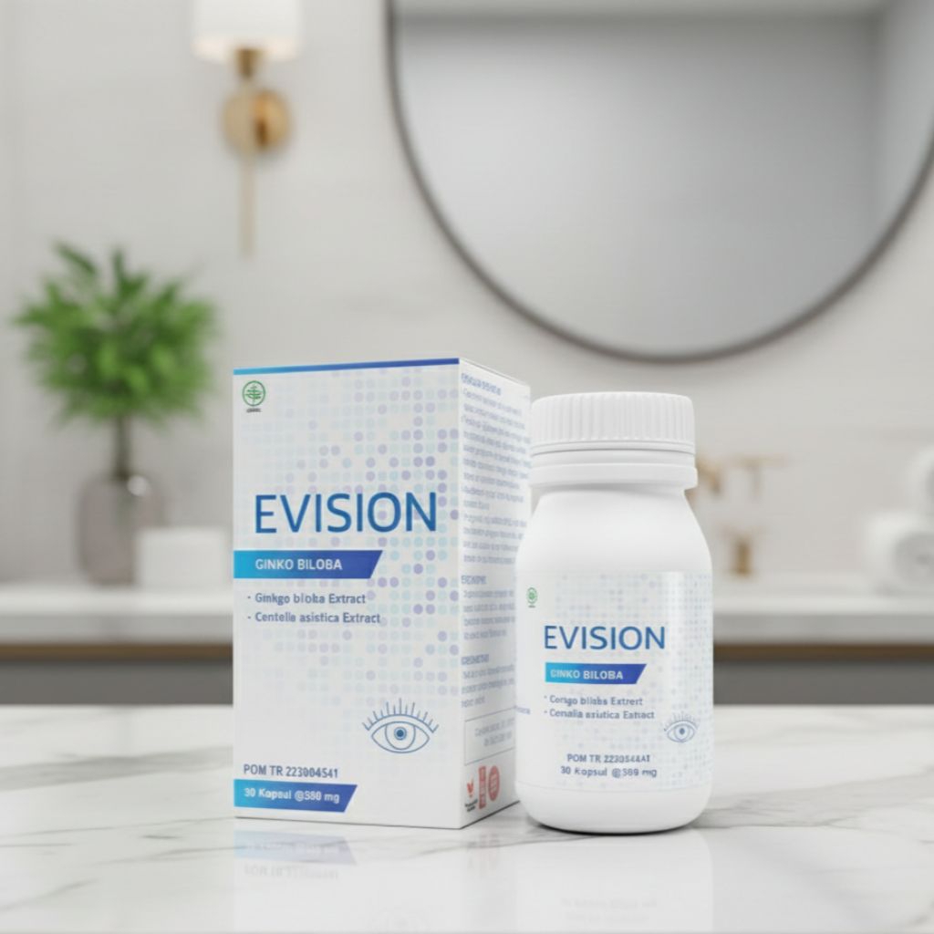 EVISION 100% ORIGINAL ASLI OBAT HERBAL MATA MINUS KATARAK VITAMIN MATA TERBAIK