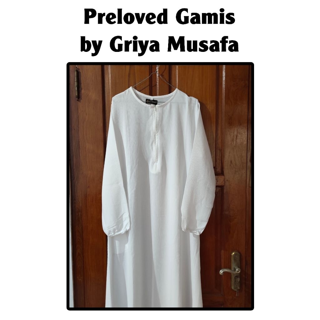 Preloved Gamis Abaya Putih Griya Musafa