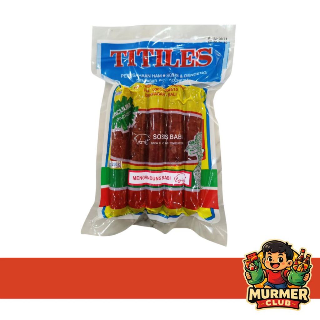 Sosis Babi / Lapchiong Titiles 500gr - Non Halal Sosis Khas Bali Lapcong Lapchiong