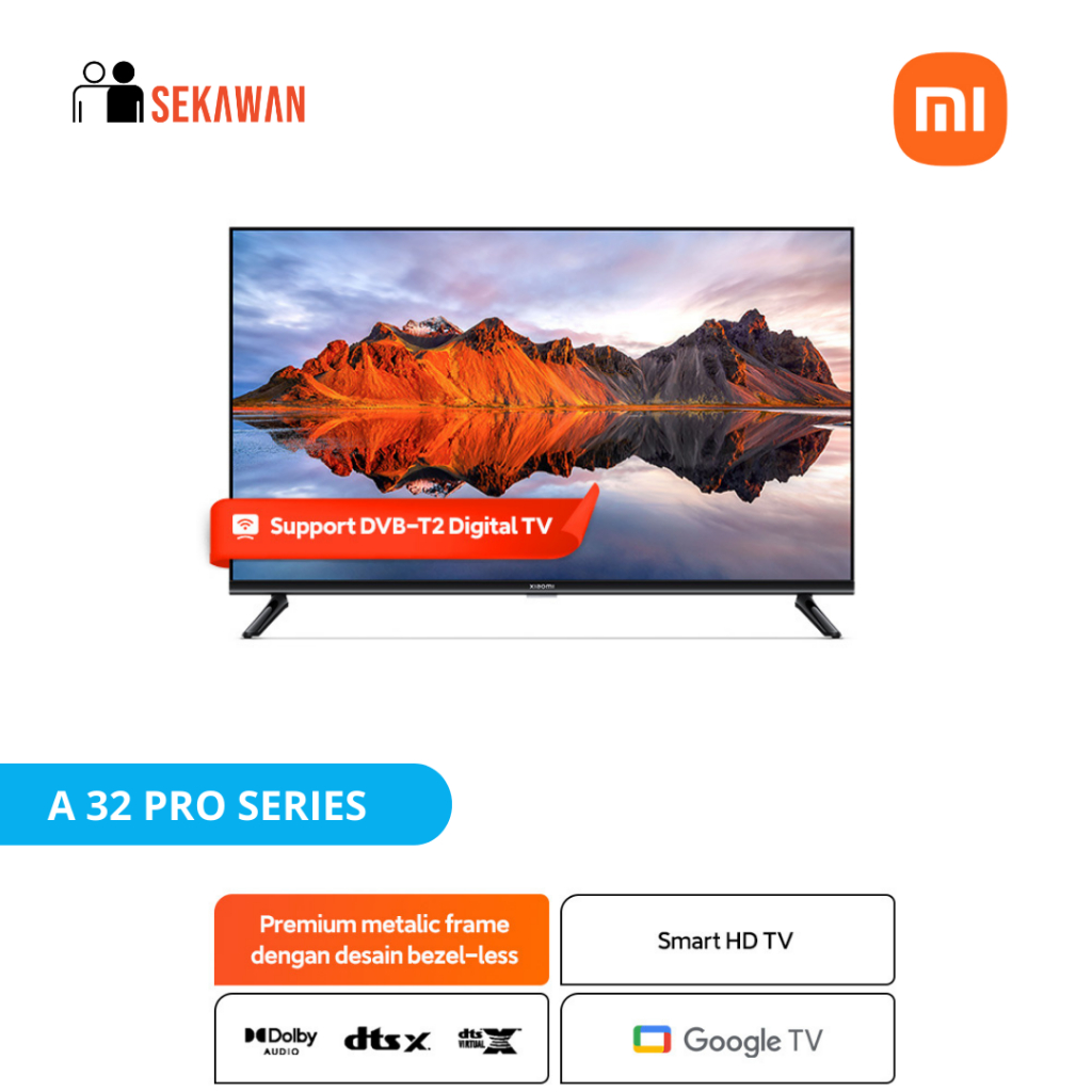 Xiaomi TV A 32 PRO 32 Inch Smart TV Google TV