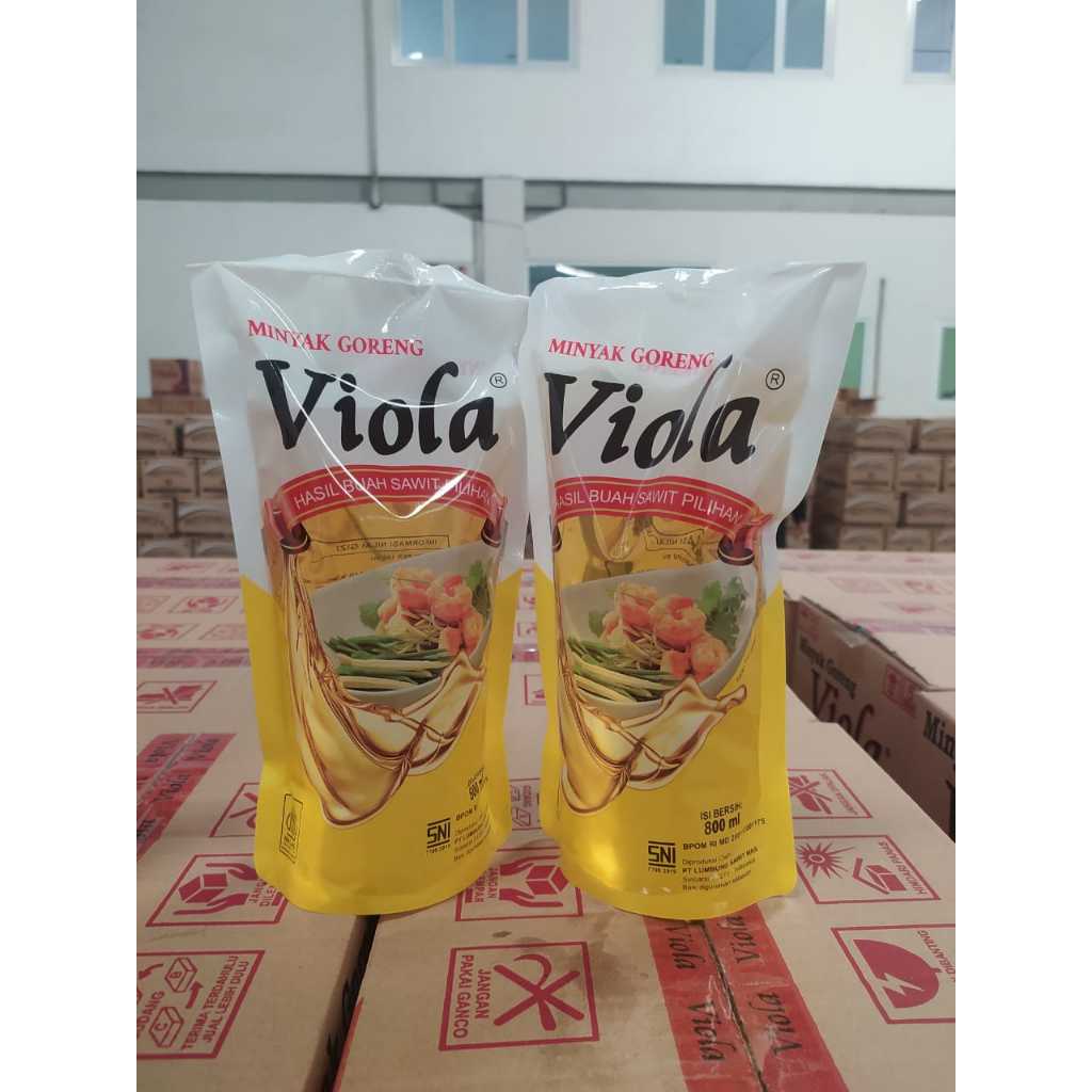 Minyak Goreng Viola Pouch 800 ml / Minyak Goreng Viola