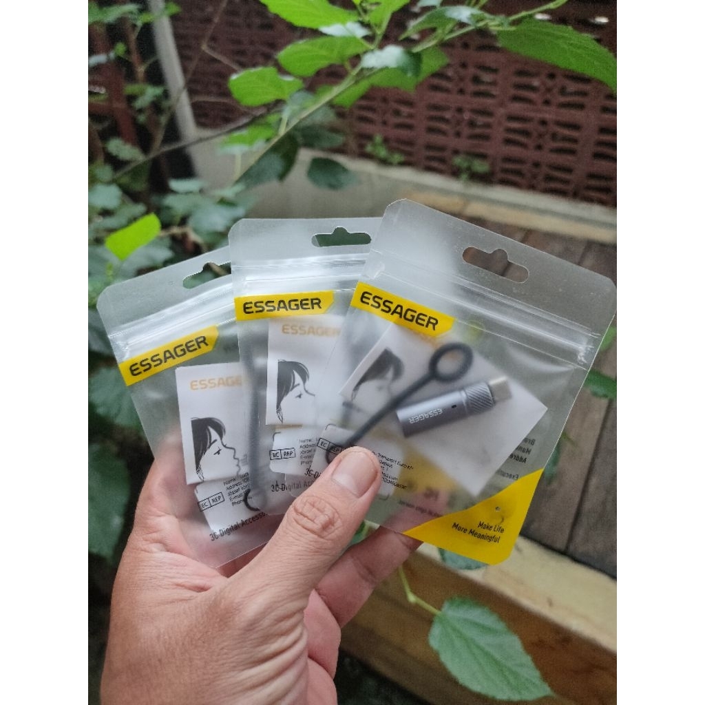 Lighter Pematik Rokok Elektrik Essager USB C Tanpa Api Desain Portable (Mini)