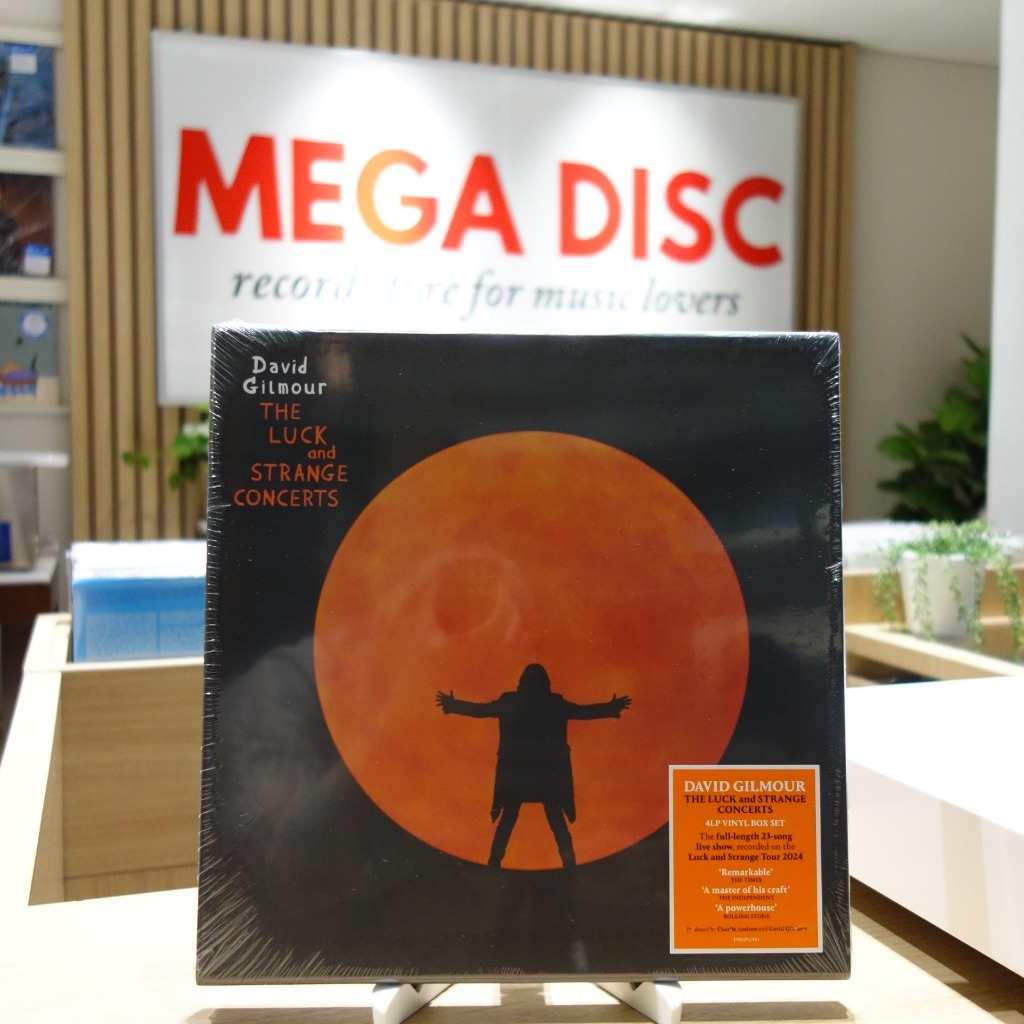 Boxset LP David Gilmour - The Luck And Strange Concerts 4LP Album Vinyl Piringan Hitam