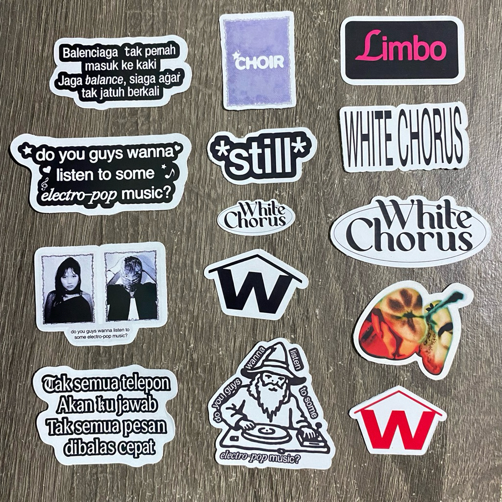 WHITE CHORUS | COD Sticker Pack White Chorus Sticker Vinyl White Chorus