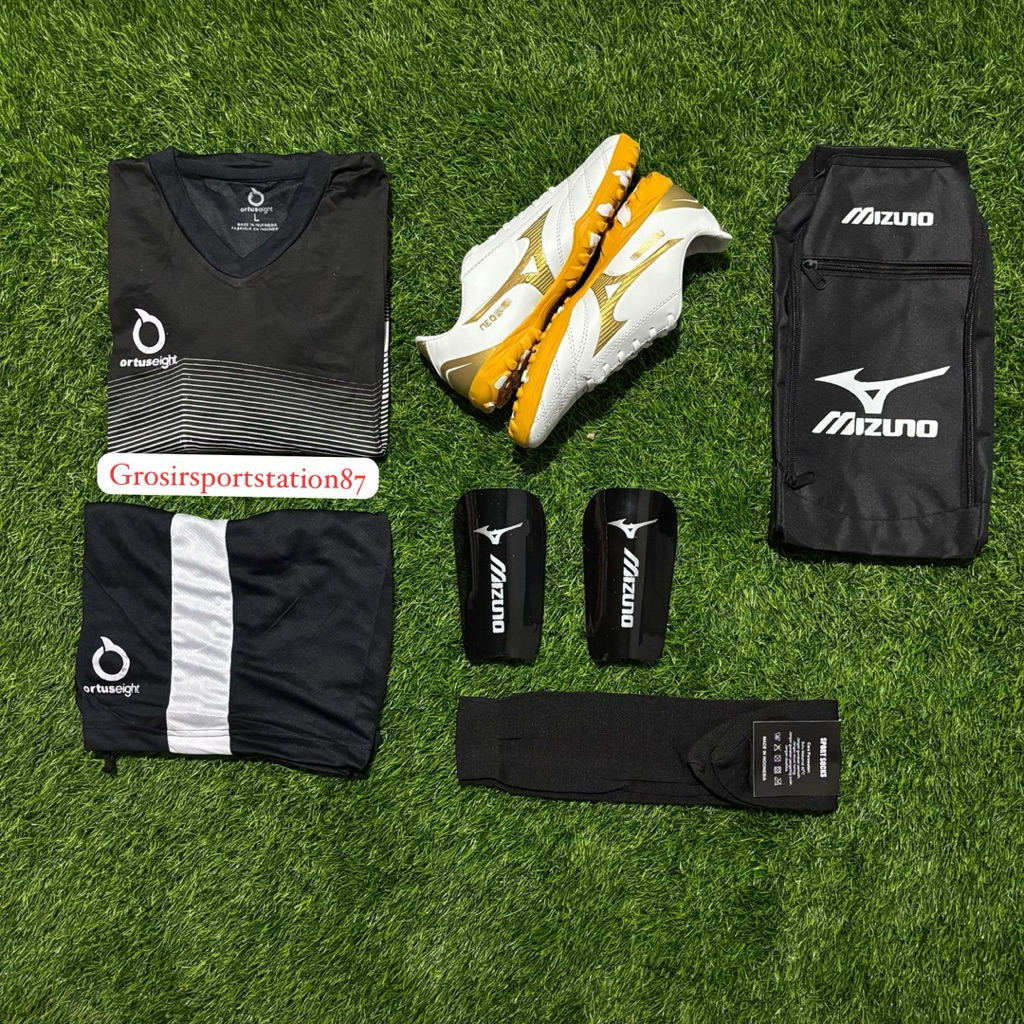SEPATU MINI SOCCER TURF PAKET KOMPLIT MIZUNO
