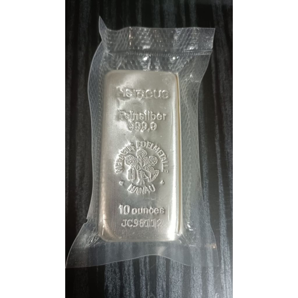 silver heraeus LBMA 10oz