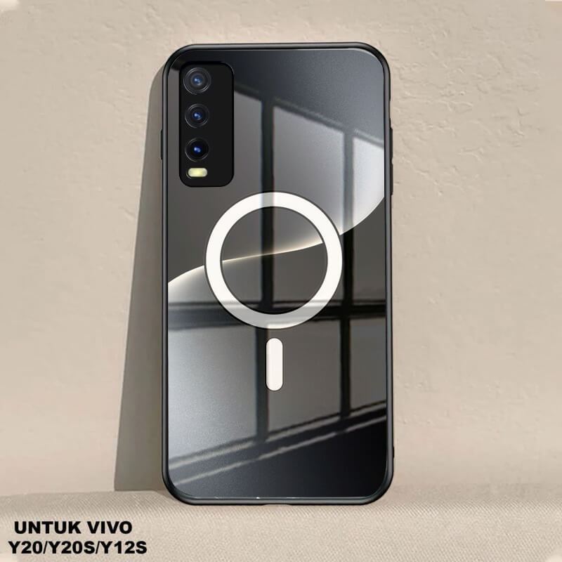 (G35) Softcase Glass Kaca For VIVO Y20 / VIVO Y20s /  VIVO Y12s TERBARU 2025 Case Hp Terbaru Anti Ai