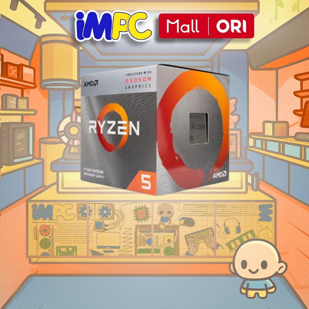 AMD Ryzen 5 3400G with Radeon RX Vega 11 Graphics