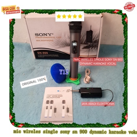 Y40 DYNAMIC KARAOKE VOCAL Microphone Wireles Resiver Mini MIK MIC MIX TUNGGAL 1 SET KARAOKE VOKAL MI