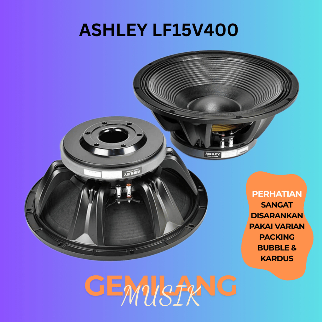 SPEAKER ASHLEY LF15V400 LF15 V400 15V 400 15 INCH ORIGINAL