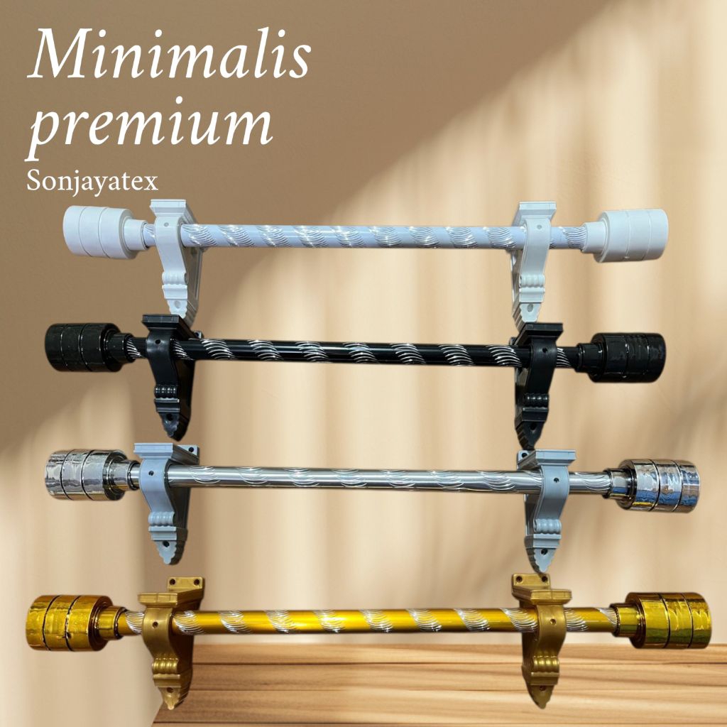 BATANG GORDEN MINIMALIS PREMIUM / Tiang gorden elegan ukuran 60cm-300cm fullset