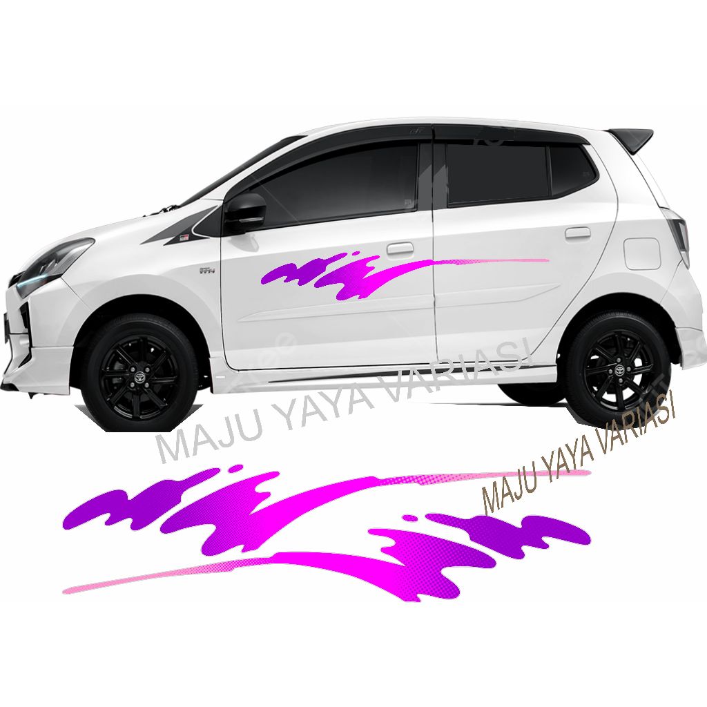 LIS STIKER STRIPING SAMPING AGYA 2019 SIMPEL