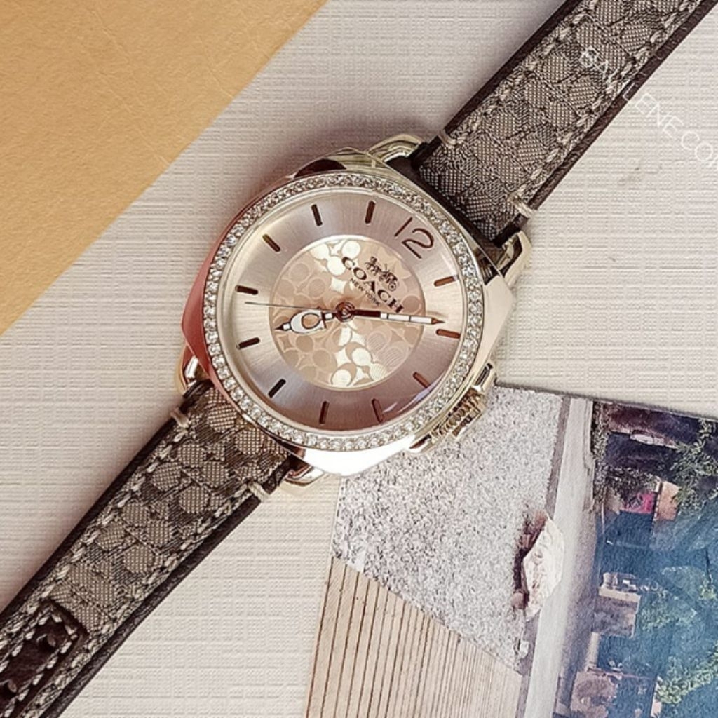 Jam Tangan Coach Signature Silver Wanita