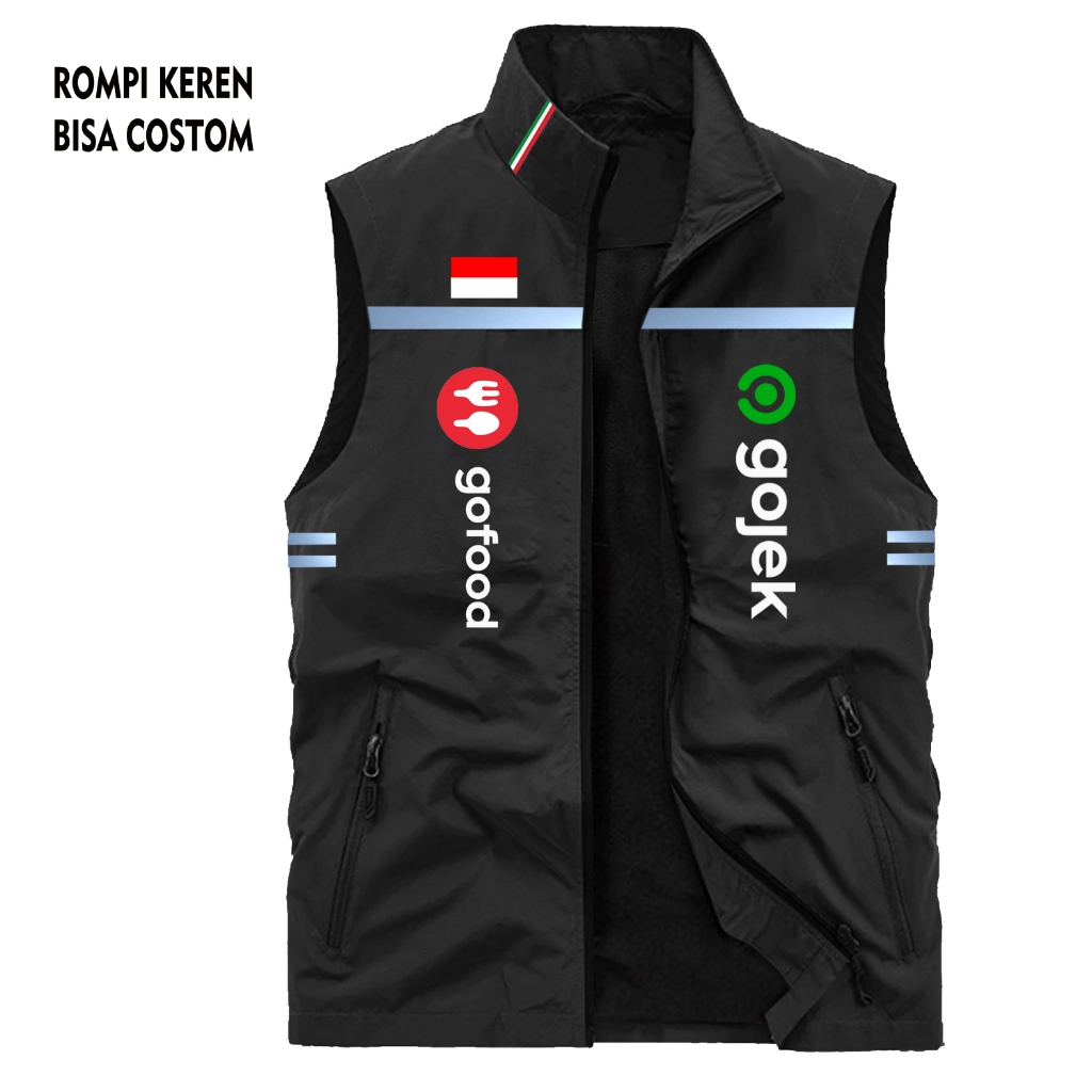 Rompi Gojek | Rompi Outdoor Driver Gojek | Rompi Vest Seragaman Gojek