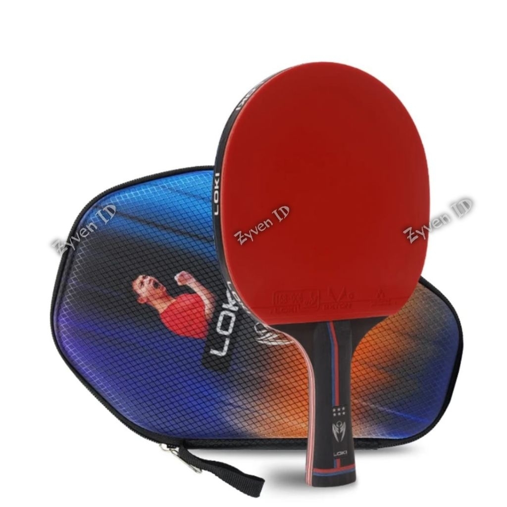 Bet Pingpong Tenis Meja Loki 6 Star Kirin Original