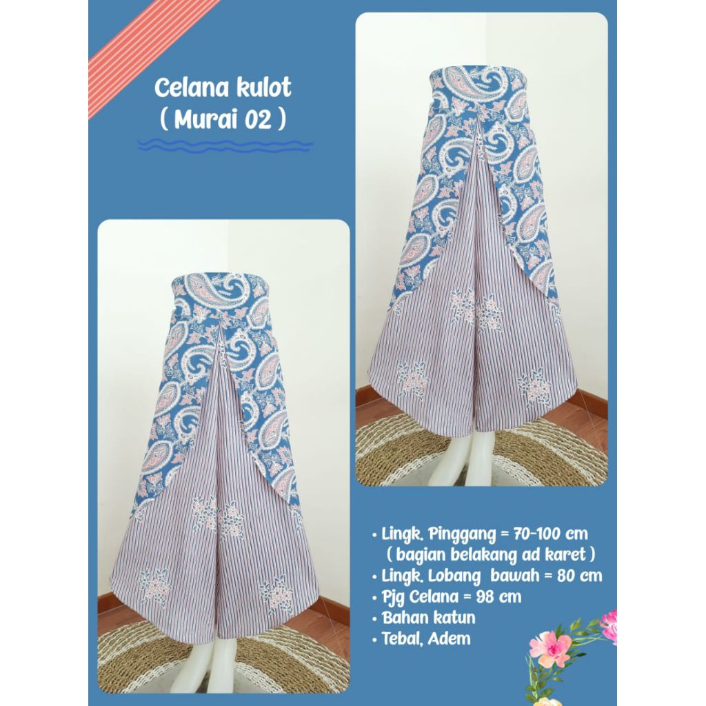 CELANA KULOT LAYER ROK BATIK TUMPUK SAYAP LAYER // KULOT TUMPUK KEKINIAN MODEL SAYAP TERBARU BAWAHAN
