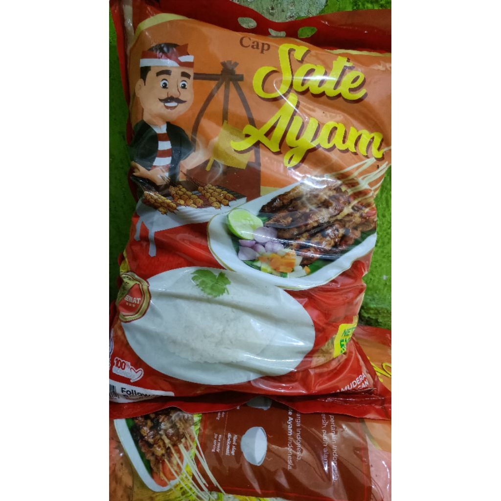 beras 5 kg cap sate ayam