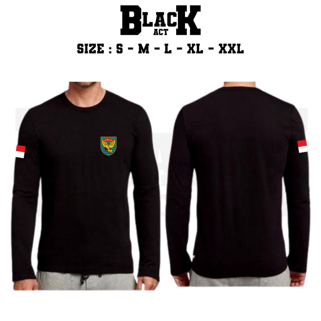 KAOS KODAM SRIWIJAYA LOGO DADA LENGAN PANJANG