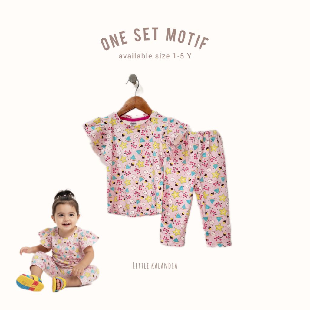 setelan baju anak perempuan 2 tahun | setelan baju anak 5 tahun | baju atas bawah anak perempuan | o