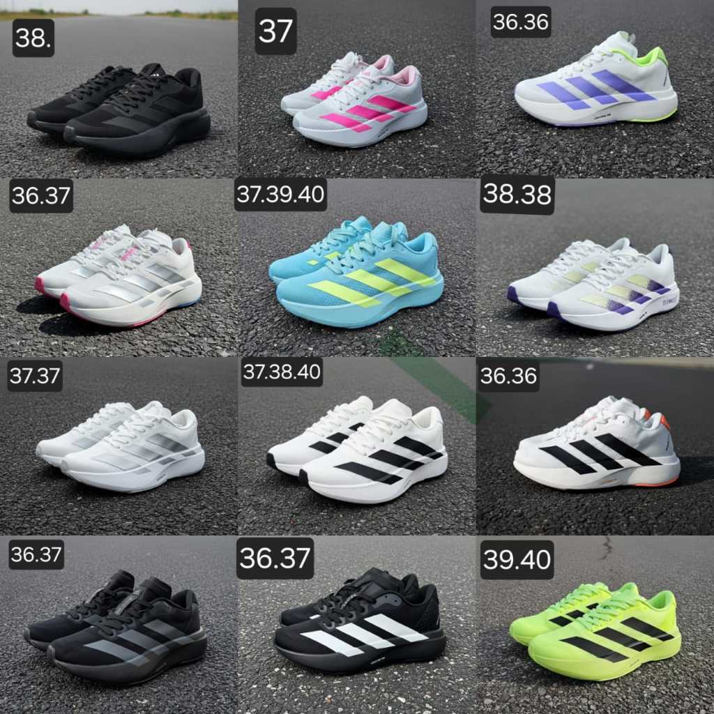 Adidas Adizero Evo SL QC REJECT Grade B Original Pabrik – Sepatu Lari Running Pria Wanita – Lightwei