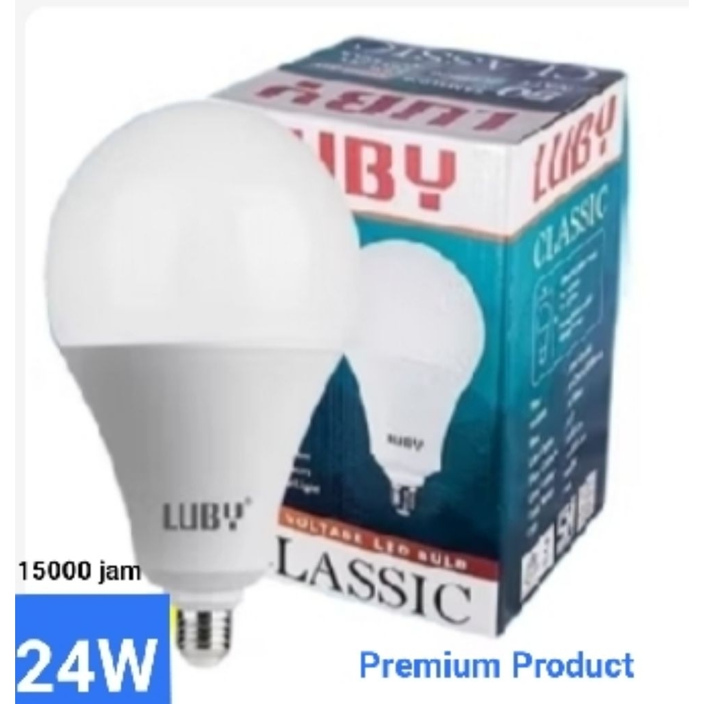 LUBY Classic Led 24 Watt / Lampu Bohlam LeD Luby Classic