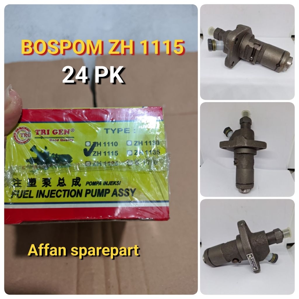 BOSPOM ZH 1115 POMPA SOLAR MESIN DIESEL DONGFENG ZH 1115 ( 24 PK ) ASLI TRIGEN QUALITY