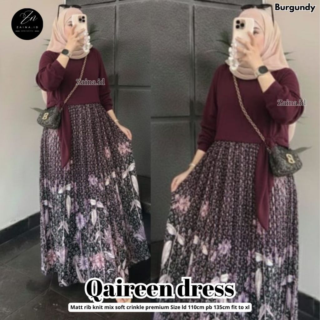 Qairen Dress Gamis By Zaina.id
