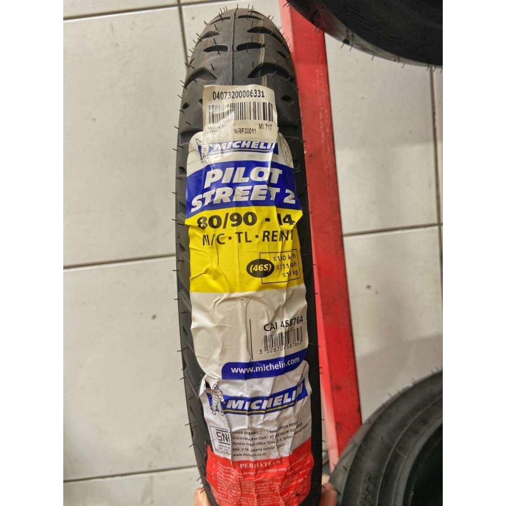 BAN MICHELIN PILOT STREET 2 ORIGINAL UK RING 14 TUBELES