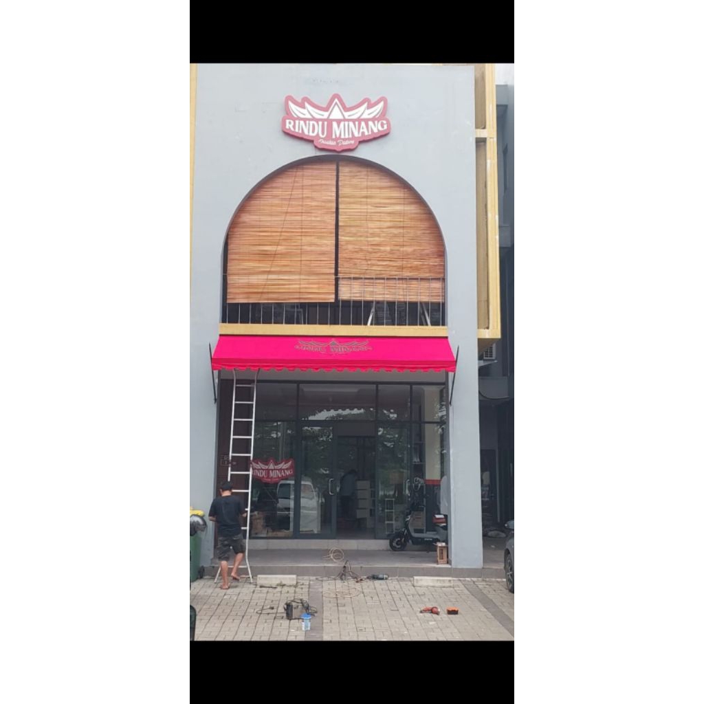 Kanopi Kain Premium Elegan | Percantik Cafe & Rumah Anda