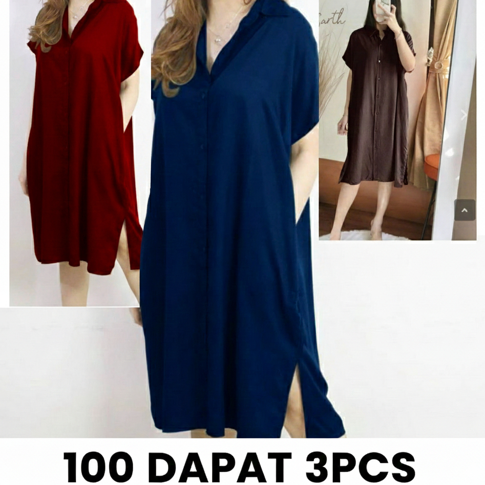 Promo Paket usaha Dapat 3pcs Daster lula / dress Wanita Lula