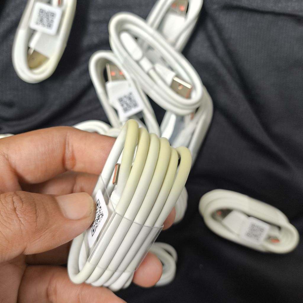 kabel Tipe C Infinix GT 20 PRO 45Watt Original Bekas Menguning