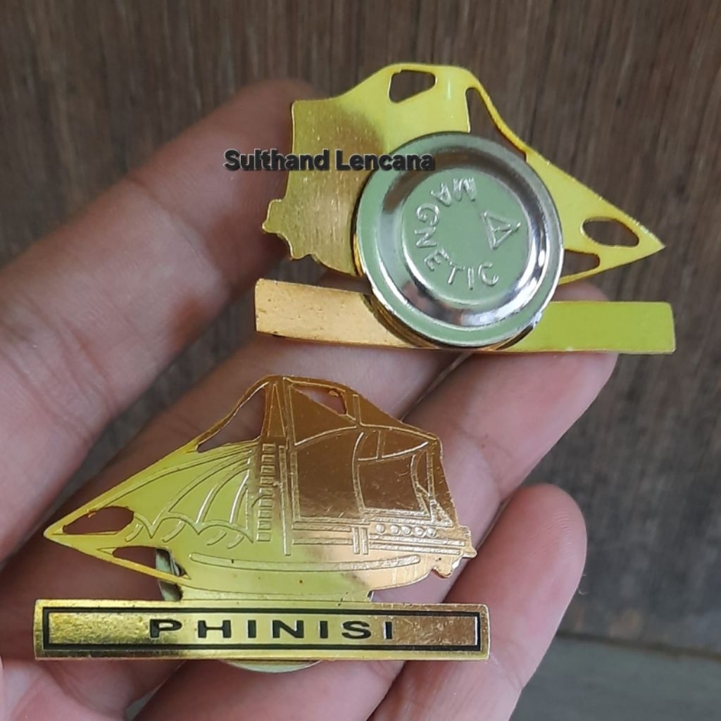 [ Luxury ] PIN PHINISI MAGNET MODEL PREMIUM