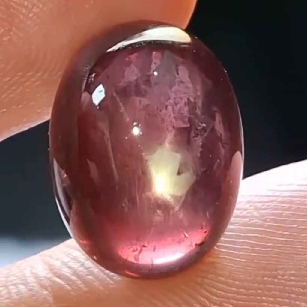 Natural Ruby Star Red Pigeon Blood 14.29ct Madagascar Big Size Id Card CGL Lab