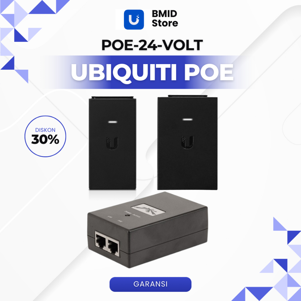 PoE Injector Ubiquiti 24V – Original – Passive PoE