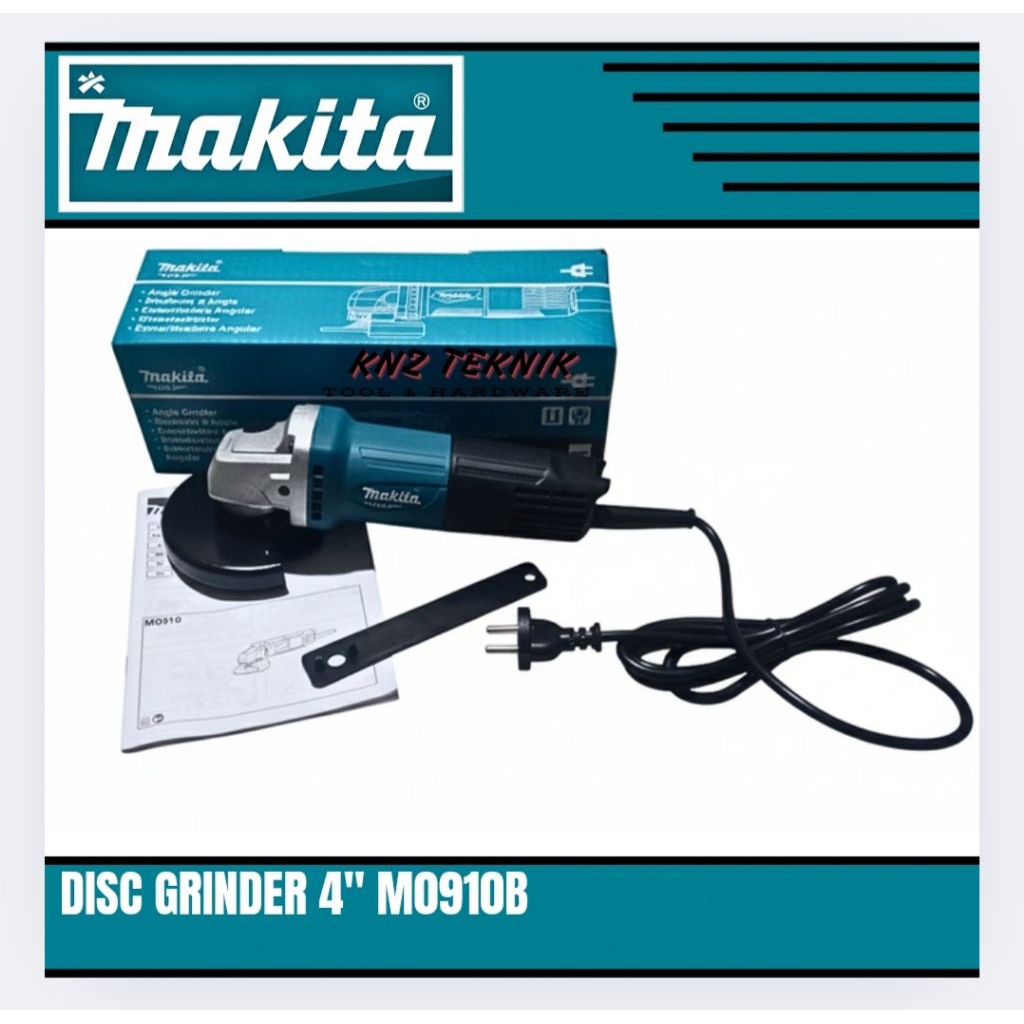 Makita M0910B Mesin Gerinda Disc Grinder 4" Saklar Belakang