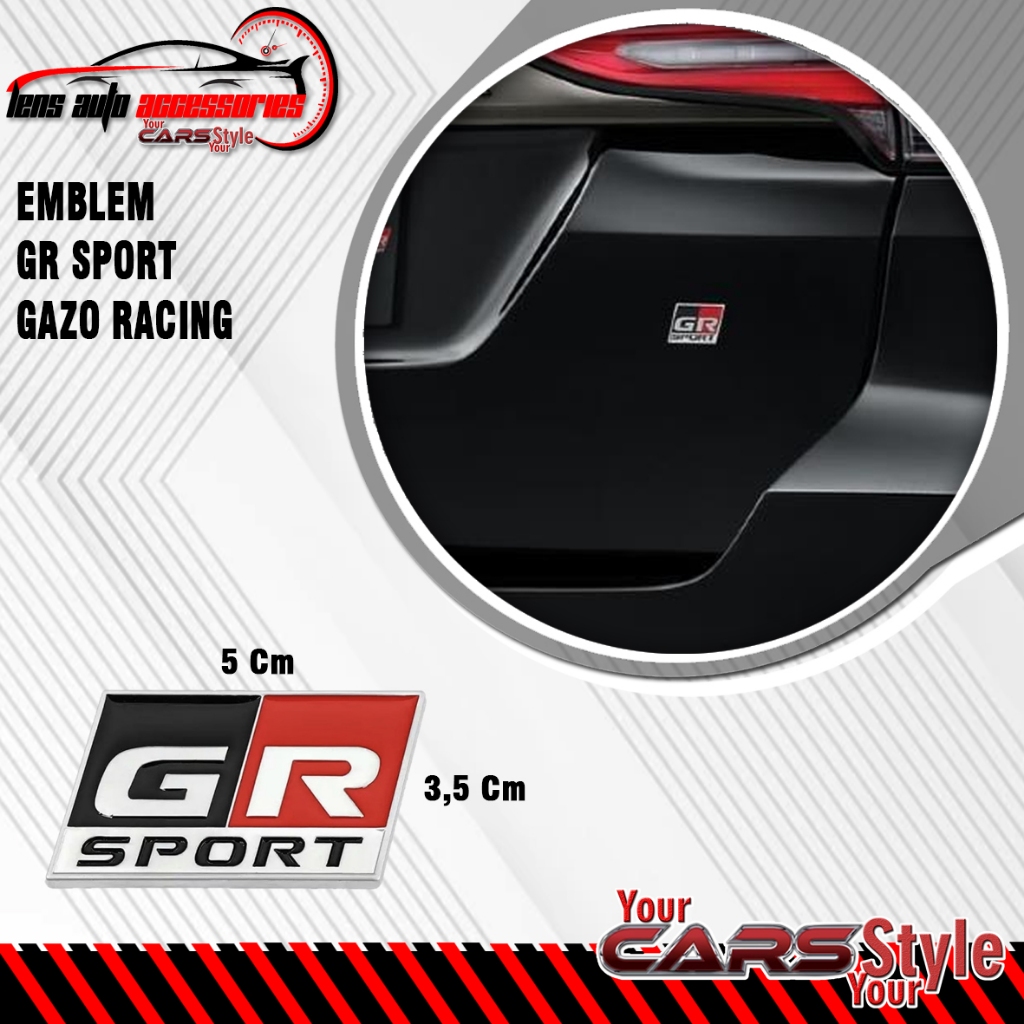 EMBLEM GR SPORT - EMBLEM GR SPORT FORTUNER RAIZE DLL
