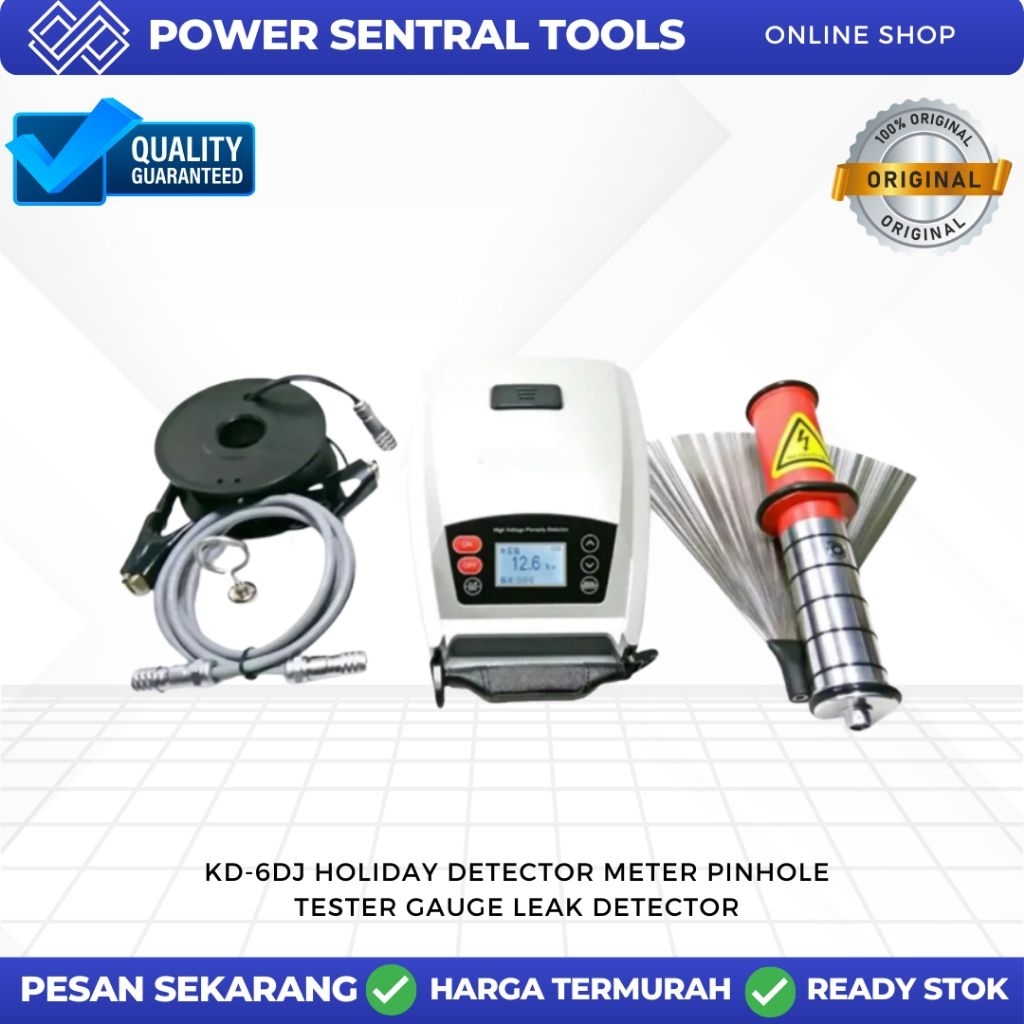 KD-6DJ Holiday Detector Meter Pinhole Tester Gauge Leak Detector