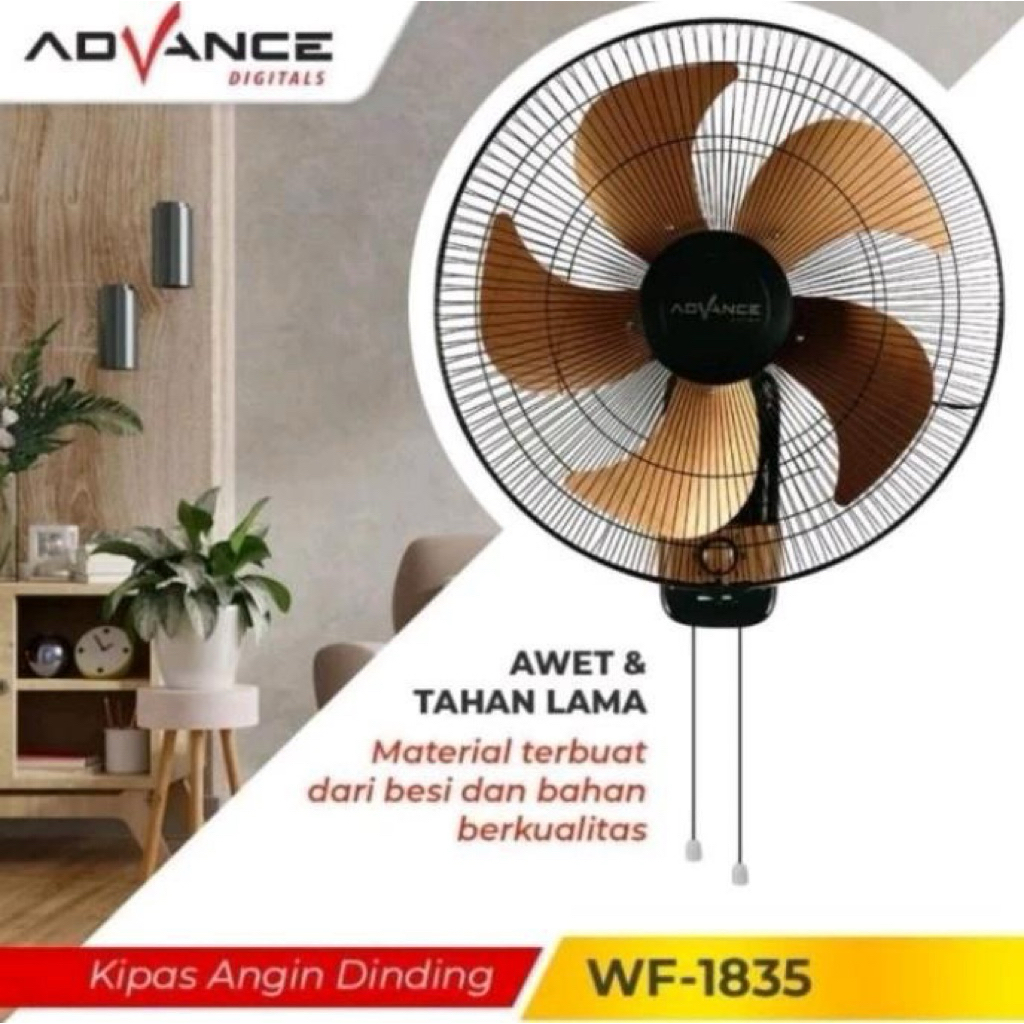 KIPAS ANGIN ADVANCE 18 INCH - WALLFAN ADVANCE 18 INCH - ADVANCE KIPAS BESI DINDING 18 INCH - KIPAS G