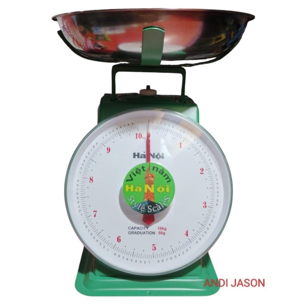 TIMBANGAN DUDUK PIRING BULAT 10KG JARUM HANOI VIETNAM