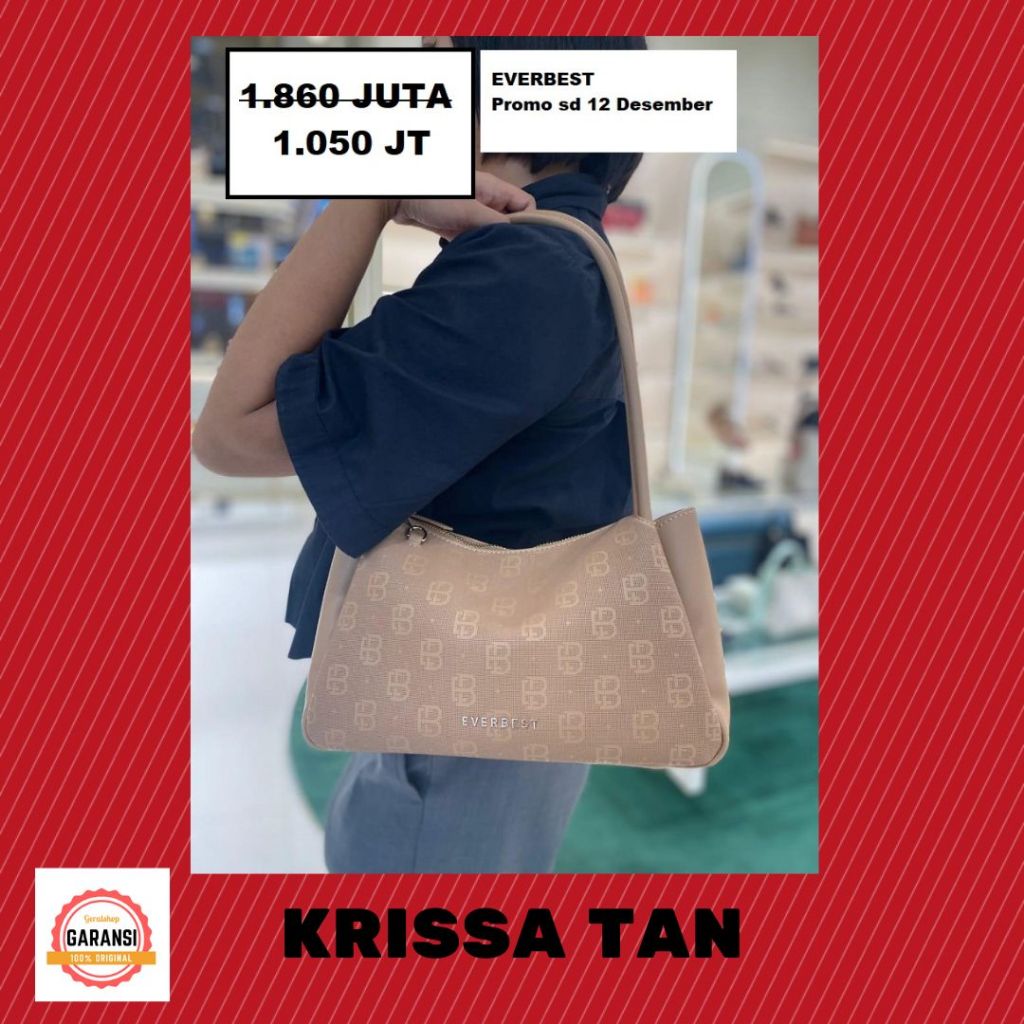 TAS handbag bahu Wanita seri KRISSA EVERBEST ori 100% SALE