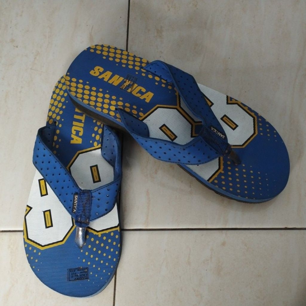Sandal Santica Laki-laki Warna Biru Size 41