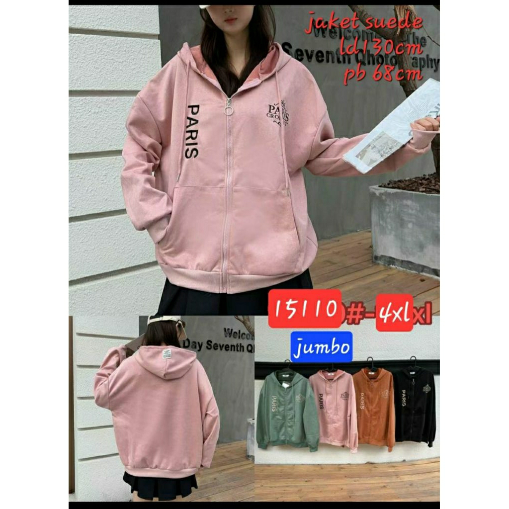 Jacket Suede Import Jumbo/ Jacket Wanita Import