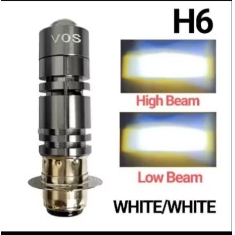 Lampu Depan Utama LED Laser Leser H6 D2S CSP  Cahaya Putih - Kuning Motor BEAT - VARIO - MIO - FINO 