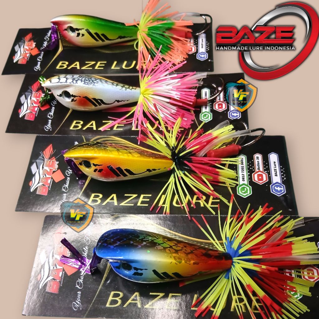 Jump Frog Baze Lure 5.5cm JF TOMAN (Topi Rattle , Semi Topi , Triangle )