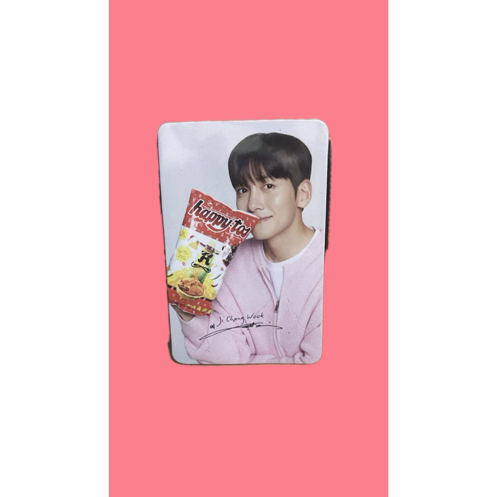 PhotoCard HappyTos edisi JiChangWook Merah