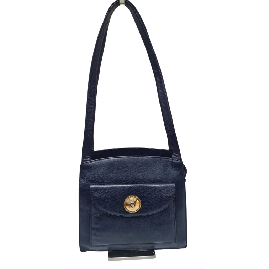 MCM Tas Shoulder Hitam Kulit ORIGINAL