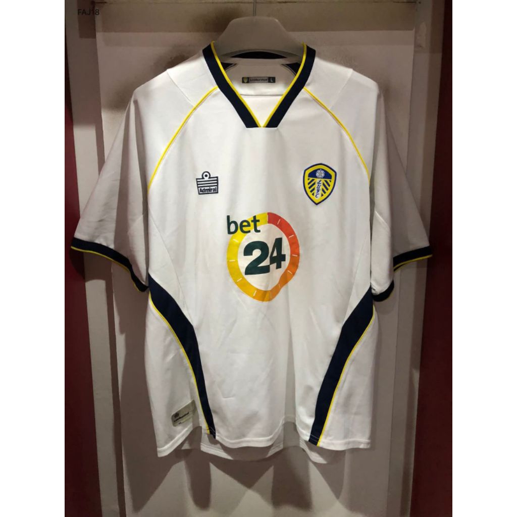 Jersey Original Leeds United Home 2006/07 SS - White/Black/Yellow