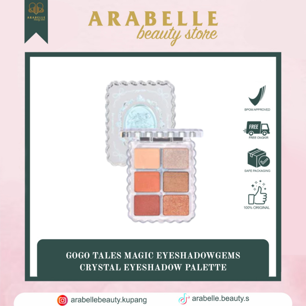 Gogo Tales Magic Eyeshadow Gems Crystal Eyeshadow Palette