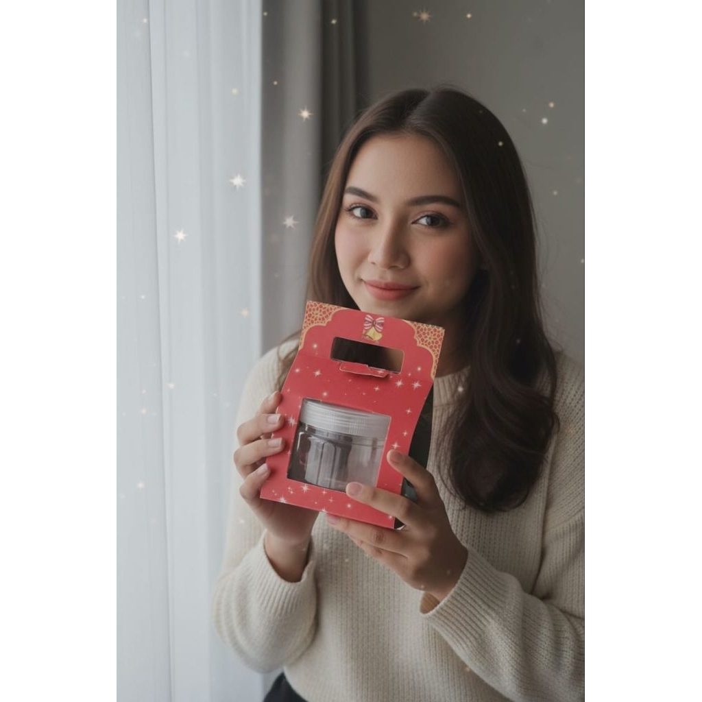 Box Natal 1 jar 300ml box natal 1 jar 400ml box lebaran 1 jar 300ml box lebaran 1 jar 400ml dus kuke